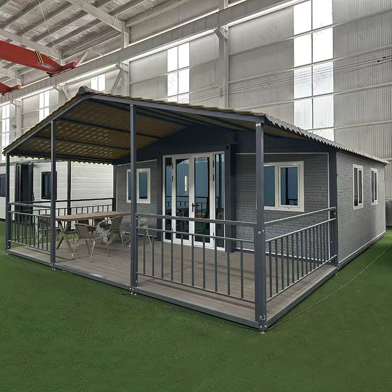 Prefabrikovaná mobilná obytná jednotka s dvojkrídlovým rozťahovacím kontajnerovým domom s dĺžkou 20 stôp