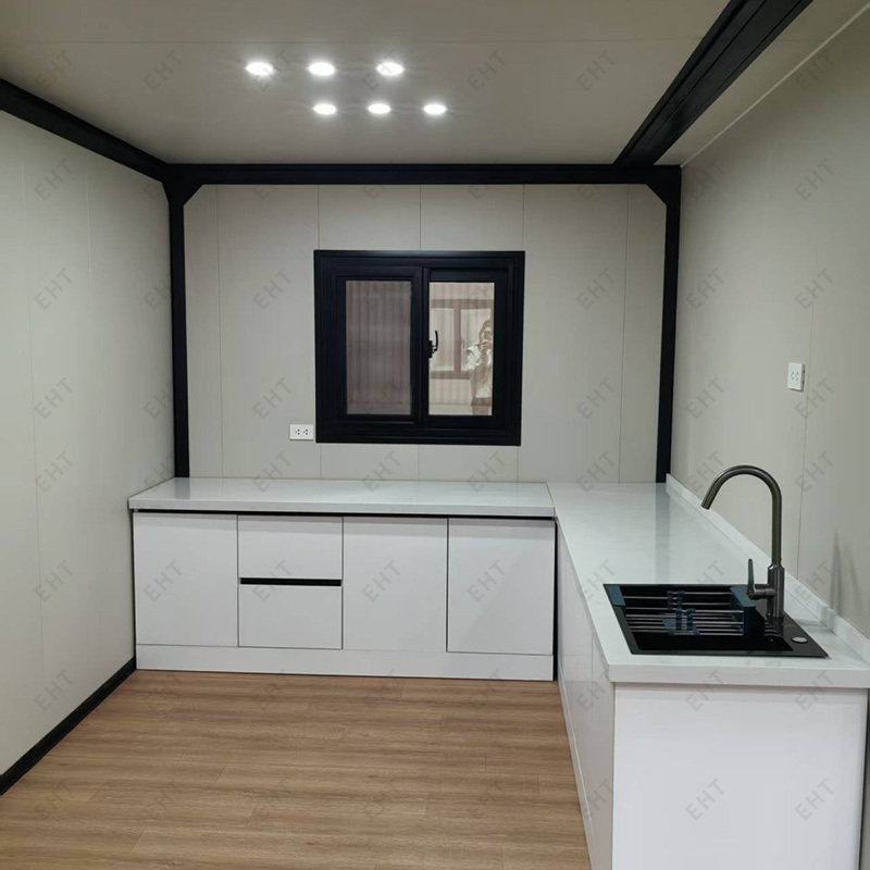 Prefabrikovaná mobilná obytná jednotka s dvojkrídlovým rozťahovacím kontajnerovým domom s dĺžkou 20 stôp