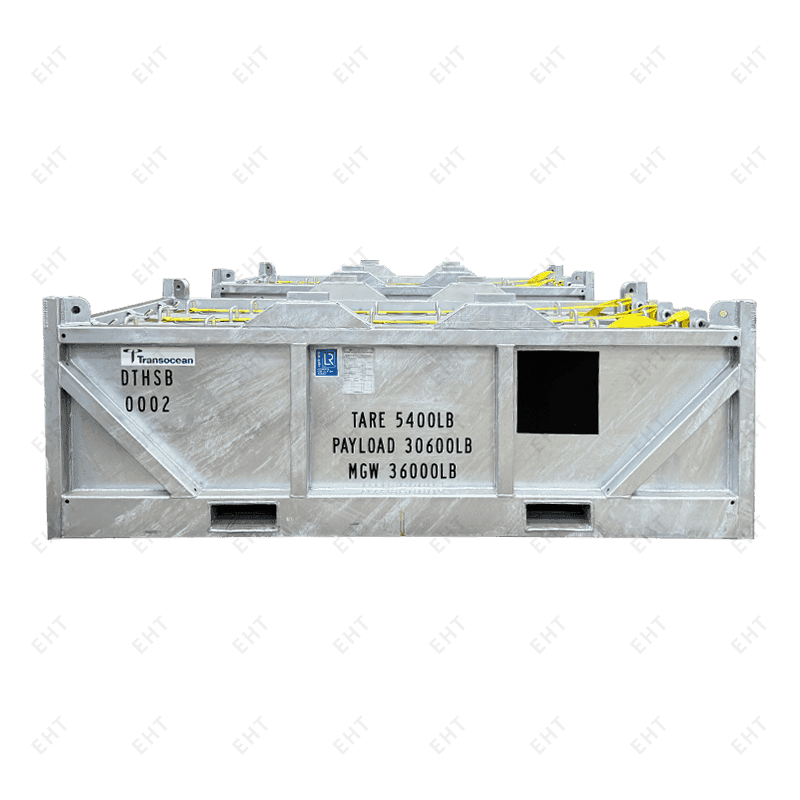 Pobrežný kôš na skladovanie potrubí