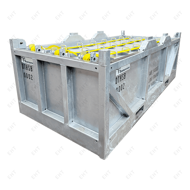 Pobrežný kôš na skladovanie potrubí